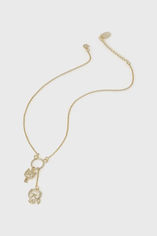 Κολιέ Ασημένιο κολιέ Karl Lagerfeld χρυσαφί 3 Κολιέ Ασημένιο κολιέ Karl Lagerfeld χρυσαφί