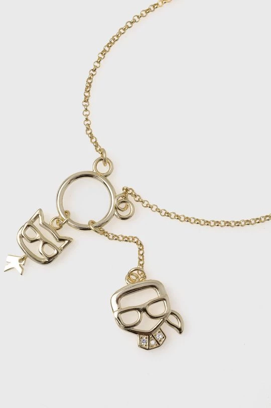 Κολιέ Ασημένιο κολιέ Karl Lagerfeld χρυσαφί 4 Κολιέ Ασημένιο κολιέ Karl Lagerfeld χρυσαφί - Image 2