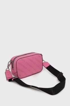 Τσάντες χιαστί Δερμάτινη τσάντα Karl Lagerfeld ροζ -Karl Lagerfeld Εκπτώσεις unnamed file 1026