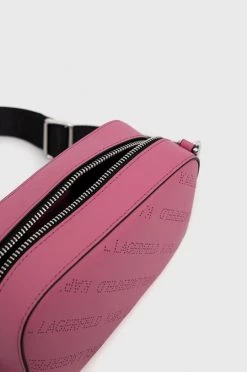 Τσάντες χιαστί Δερμάτινη τσάντα Karl Lagerfeld ροζ -Karl Lagerfeld Εκπτώσεις unnamed file 1027