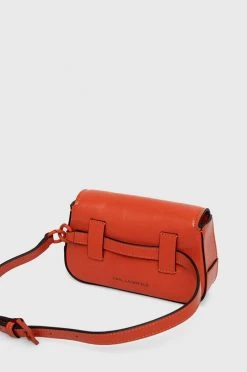 Τσαντάκια μέσης Karl Lagerfeld - Δερμάτινη τσάντα φάκελος μανταρίνι -Karl Lagerfeld Εκπτώσεις unnamed file 1066