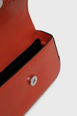 Τσαντάκια μέσης Karl Lagerfeld - Δερμάτινη τσάντα φάκελος μανταρίνι -Karl Lagerfeld Εκπτώσεις unnamed file 1067