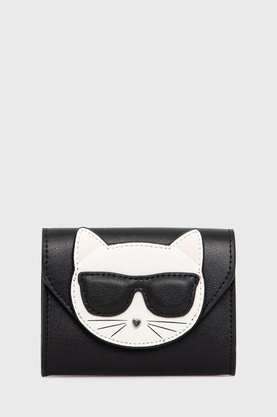 Πορτοφόλια Karl Lagerfeld - Δερμάτινο πορτοφόλι μαύρο 3 Πορτοφόλια Karl Lagerfeld - Δερμάτινο πορτοφόλι μαύρο