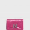Πορτοφόλια Δερμάτινο πορτοφόλι Karl Lagerfeld χρώμα: ροζ -Karl Lagerfeld Εκπτώσεις unnamed file 1123