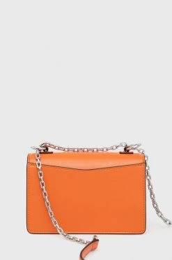 Τσάντες χιαστί Δερμάτινη τσάντα Karl Lagerfeld πορτοκαλί -Karl Lagerfeld Εκπτώσεις unnamed file 1161