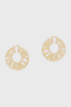 Σκουλαρίκια Karl Lagerfeld χρυσαφί