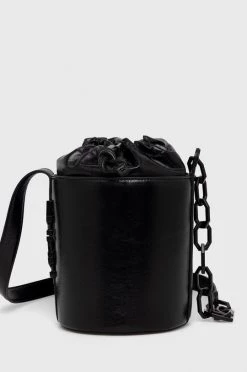 Τσάντες και τσάντες ώμου Karl Lagerfeld - Δερμάτινη τσάντα μαύρο