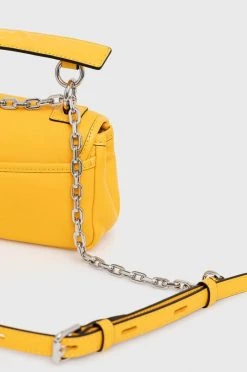 Τσάντες χιαστί Karl Lagerfeld - Δερμάτινη τσάντα πορτοκαλί -Karl Lagerfeld Εκπτώσεις unnamed file 1202