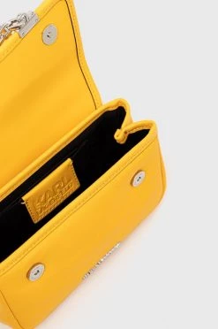 Τσάντες χιαστί Karl Lagerfeld - Δερμάτινη τσάντα πορτοκαλί -Karl Lagerfeld Εκπτώσεις unnamed file 1203