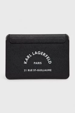 Θήκες για γυναίκες Μανίκι φορητού υπολογιστή Karl Lagerfeld μαύρο