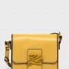 Τσάντες χιαστί Karl Lagerfeld - Δερμάτινη τσάντα κίτρινο -Karl Lagerfeld Εκπτώσεις unnamed file 1219