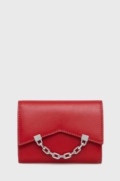 Karl Lagerfeld Εκπτώσεις 12 Πορτοφόλια Karl Lagerfeld - Δερμάτινο πορτοφόλι κόκκινο