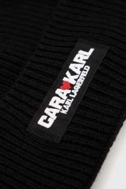 Σκουφιά Σκουφί από μείγμα μαλλιού Karl Lagerfeld Lagerfeld X Cara Delevingne , χρώμα: μαύρο 7 Σκουφιά Σκουφί από μείγμα μαλλιού Karl Lagerfeld Lagerfeld X Cara Delevingne , χρώμα: μαύρο -Karl Lagerfeld Εκπτώσεις unnamed file 124