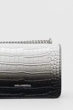 Τσάντες χιαστί Δερμάτινη τσάντα Karl Lagerfeld μαύρο -Karl Lagerfeld Εκπτώσεις unnamed file 142