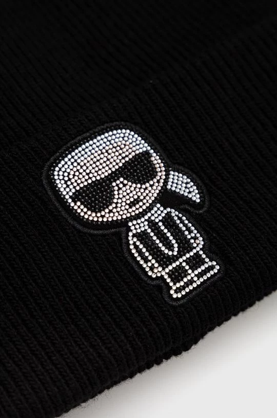 Σκουφιά Σκουφί από μείγμα μαλλιού Karl Lagerfeld μαύρο, 5 Σκουφιά Σκουφί από μείγμα μαλλιού Karl Lagerfeld μαύρο, - Image 3