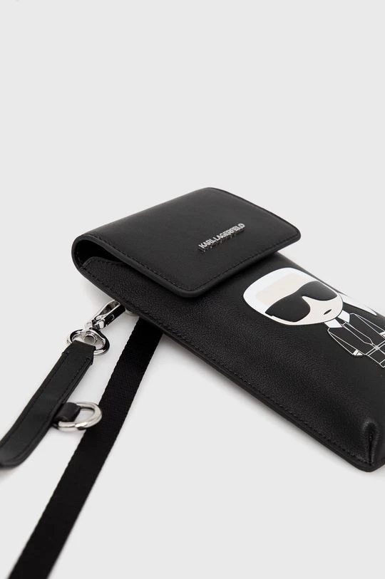 Θήκες για γυναίκες Δερμάτινη θήκη τηλεφώνου Karl Lagerfeld μαύρο 6 Θήκες για γυναίκες Δερμάτινη θήκη τηλεφώνου Karl Lagerfeld μαύρο - Image 4