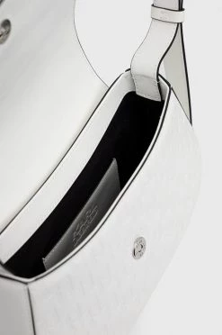 Τσάντες χιαστί Δερμάτινη τσάντα Karl Lagerfeld άσπρο -Karl Lagerfeld Εκπτώσεις unnamed file 194