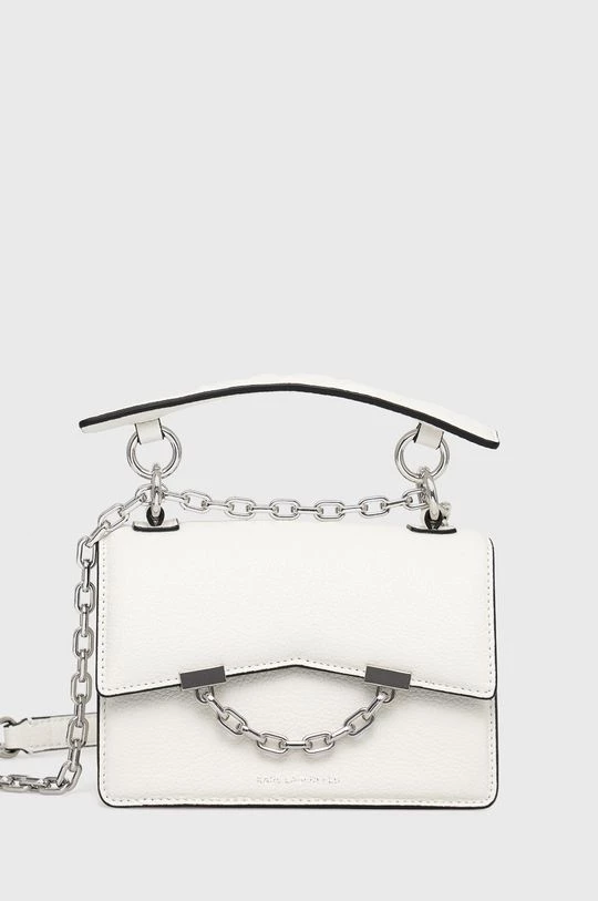 Τσάντες χιαστί Δερμάτινη τσάντα Karl Lagerfeld άσπρο 3 Τσάντες χιαστί Δερμάτινη τσάντα Karl Lagerfeld άσπρο