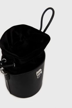 Τσάντες και τσάντες ώμου Δερμάτινη τσάντα Karl Lagerfeld μαύρο -Karl Lagerfeld Εκπτώσεις unnamed file 232