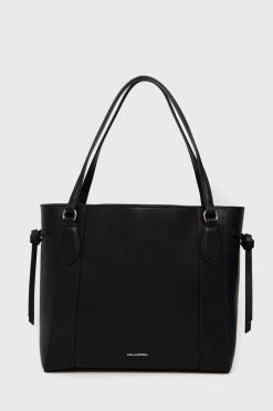 Τσάντες Shopper και Tote Δερμάτινη τσάντα Karl Lagerfeld μαύρο -Karl Lagerfeld Εκπτώσεις unnamed file 235