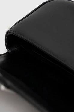 Τσάντες χιαστί Δερμάτινη τσάντα Karl Lagerfeld μαύρο -Karl Lagerfeld Εκπτώσεις unnamed file 259