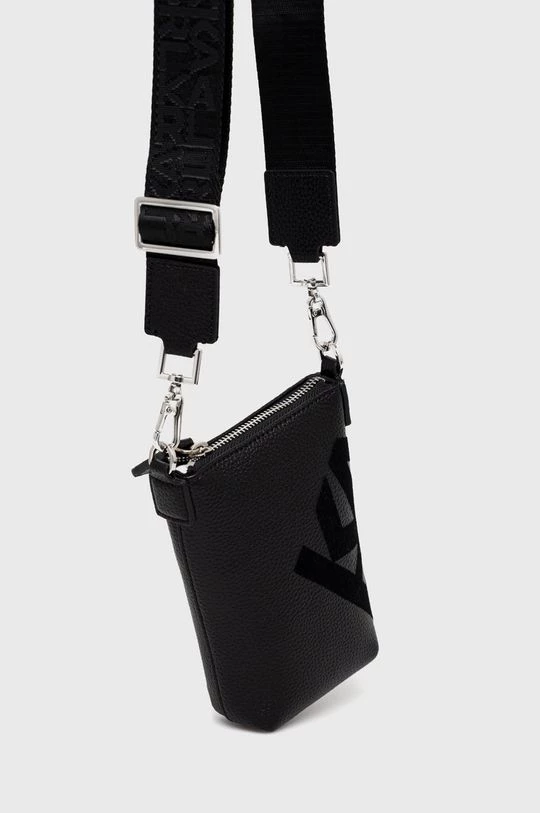 Θήκες για γυναίκες Δερμάτινη θήκη τηλεφώνου Karl Lagerfeld μαύρο 4 Θήκες για γυναίκες Δερμάτινη θήκη τηλεφώνου Karl Lagerfeld μαύρο - Image 2