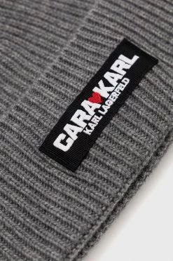 Σκουφιά Σκουφί από μείγμα μαλλιού Karl Lagerfeld Lagerfeld X Cara Delevingne , χρώμα: γκρι 7 Σκουφιά Σκουφί από μείγμα μαλλιού Karl Lagerfeld Lagerfeld X Cara Delevingne , χρώμα: γκρι -Karl Lagerfeld Εκπτώσεις unnamed file 331