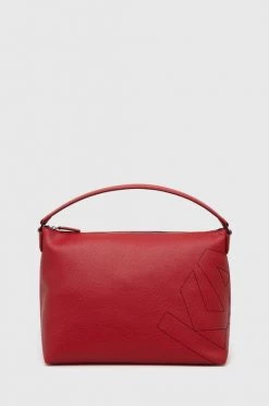 Τσάντες Shopper και Tote Δερμάτινη τσάντα Karl Lagerfeld κόκκινο