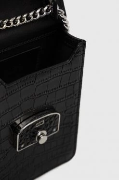 Τσάντες χιαστί Δερμάτινη τσάντα Karl Lagerfeld μαύρο -Karl Lagerfeld Εκπτώσεις unnamed file 357