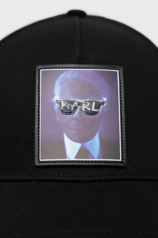 Jockey Βαμβακερό καπέλο του μπέιζμπολ Karl Lagerfeld μαύρο 4 Jockey Βαμβακερό καπέλο του μπέιζμπολ Karl Lagerfeld μαύρο - Image 2