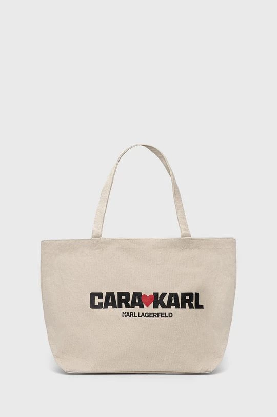 Τσάντες Shopper και Tote Τσάντα Karl Lagerfeld Karl Lagerfeld X Cara Delevingne μπεζ 3 Τσάντες Shopper και Tote Τσάντα Karl Lagerfeld Karl Lagerfeld X Cara Delevingne μπεζ