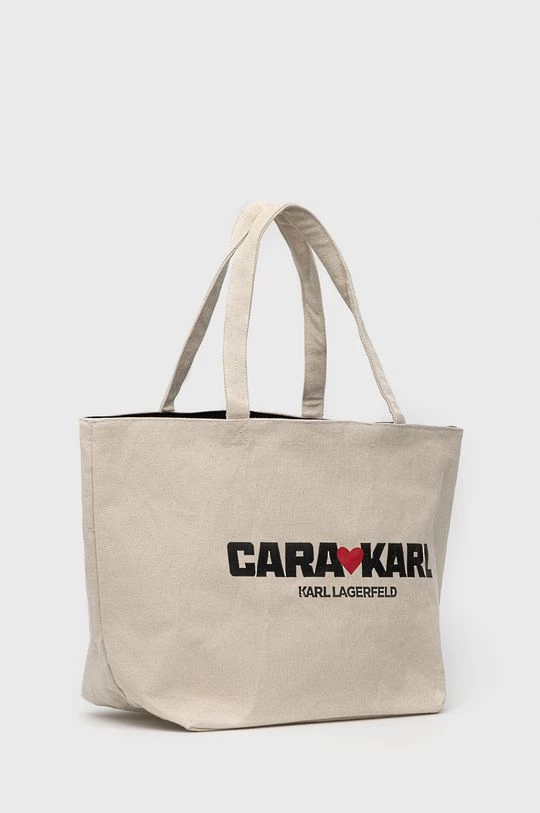 Τσάντες Shopper και Tote Τσάντα Karl Lagerfeld Karl Lagerfeld X Cara Delevingne μπεζ 4 Τσάντες Shopper και Tote Τσάντα Karl Lagerfeld Karl Lagerfeld X Cara Delevingne μπεζ - Image 2