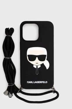 Θήκες για γυναίκες Θήκη κινητού Karl Lagerfeld Iphone 13 μαύρο