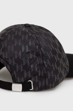 Jockey Σκούφος με γείσο Karl Lagerfeld μαύρο -Karl Lagerfeld Εκπτώσεις unnamed file 433