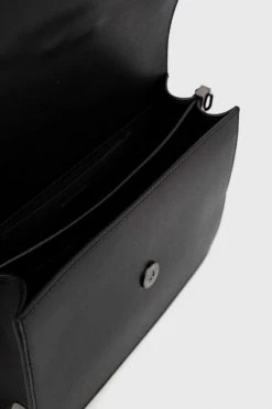 Τσάντες χιαστί Δερμάτινη τσάντα Karl Lagerfeld μαύρο -Karl Lagerfeld Εκπτώσεις unnamed file 523