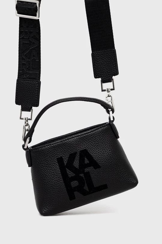 Τσάντες χιαστί Δερμάτινη τσάντα Karl Lagerfeld μαύρο 4 Τσάντες χιαστί Δερμάτινη τσάντα Karl Lagerfeld μαύρο - Image 2