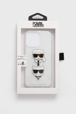 Θήκες για γυναίκες Θήκη κινητού Karl Lagerfeld IPhone 13 Pro ασημί -Karl Lagerfeld Εκπτώσεις unnamed file 575