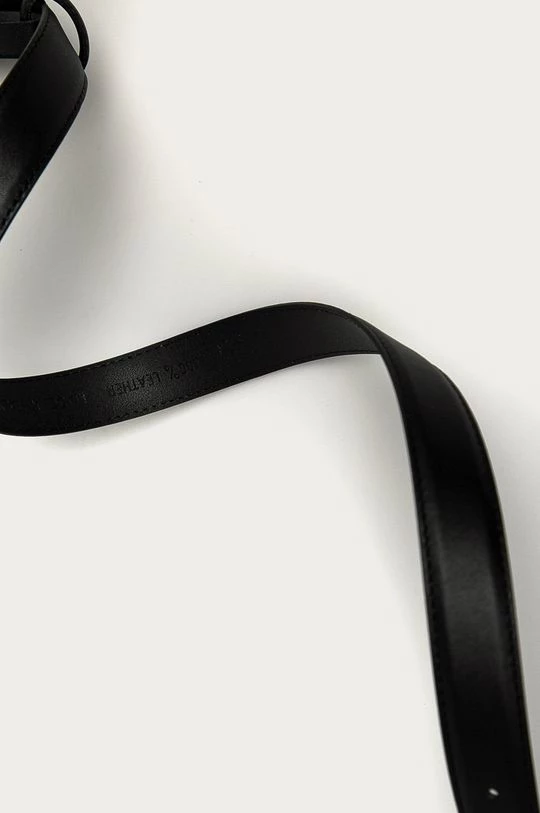 Ζώνες Karl Lagerfeld - Δερμάτινη ζώνη μαύρο 4 Ζώνες Karl Lagerfeld - Δερμάτινη ζώνη μαύρο - Image 2