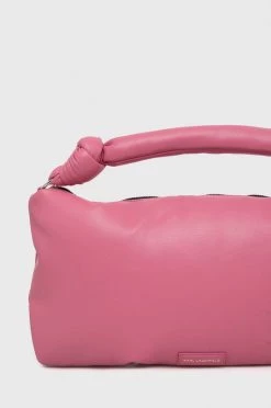 Τσάντες Shopper και Tote Δερμάτινη τσάντα Karl Lagerfeld ροζ -Karl Lagerfeld Εκπτώσεις unnamed file 708