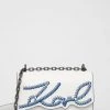 Τσάντες χιαστί Δερμάτινη τσάντα Karl Lagerfeld άσπρο -Karl Lagerfeld Εκπτώσεις unnamed file 732