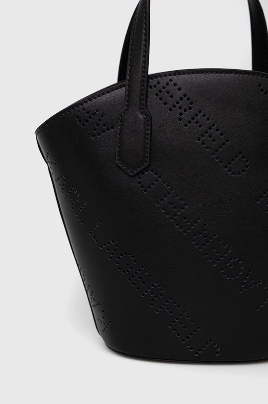 Τσάντες και τσάντες ώμου Δερμάτινη τσάντα Karl Lagerfeld μαύρο 5 Τσάντες και τσάντες ώμου Δερμάτινη τσάντα Karl Lagerfeld μαύρο - Image 3