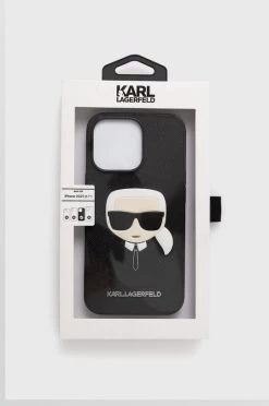 Θήκες για γυναίκες Θήκη κινητού Karl Lagerfeld IPhone 13 Pro μαύρο -Karl Lagerfeld Εκπτώσεις unnamed file 787