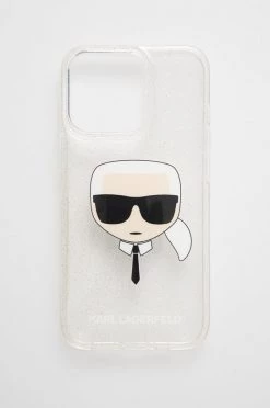 Θήκες για γυναίκες Θήκη κινητού Karl Lagerfeld IPhone 13 Pro ασημί