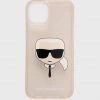 Θήκες για γυναίκες Θήκη κινητού Karl Lagerfeld χρυσαφί -Karl Lagerfeld Εκπτώσεις unnamed file 869