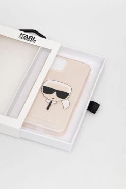 Θήκες για γυναίκες Θήκη κινητού Karl Lagerfeld χρυσαφί -Karl Lagerfeld Εκπτώσεις unnamed file 871