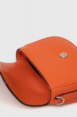 Τσάντες χιαστί Δερμάτινη τσάντα Karl Lagerfeld πορτοκαλί -Karl Lagerfeld Εκπτώσεις unnamed file 883