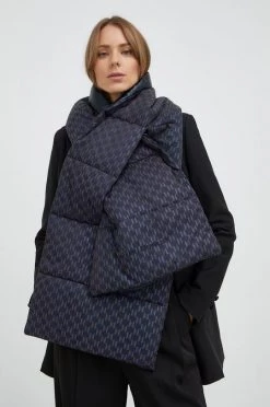 Κασκόλ Karl Lagerfeld μαύρο -Karl Lagerfeld Εκπτώσεις unnamed file 991